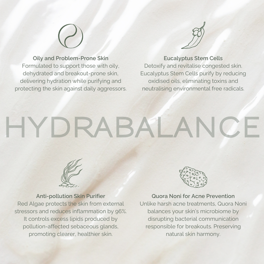 HydraBalance - Moisturiser for Oily, Congested or Combination Skin